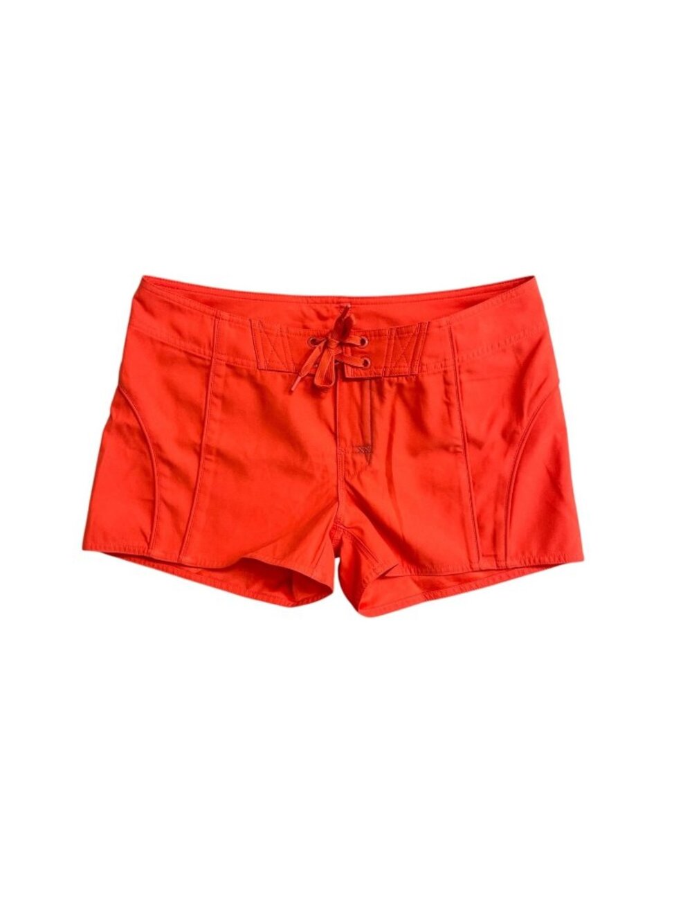 The North Face Women's 6 Red Board Shorts With Rear Zip Pocket P0558